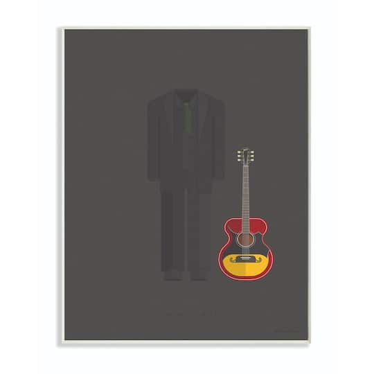 Stupell Industries Johnny Cash Fashion Design Wall Plaque